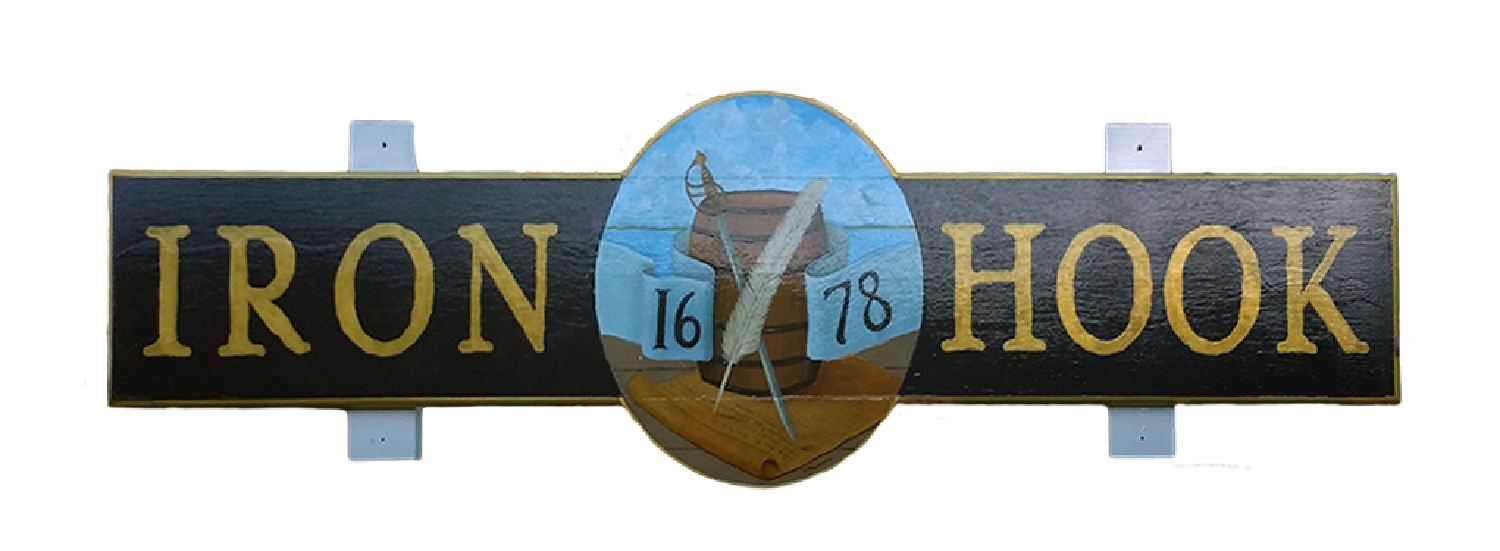 Commissioned Tavern sign. Mixed media on a wood panel.