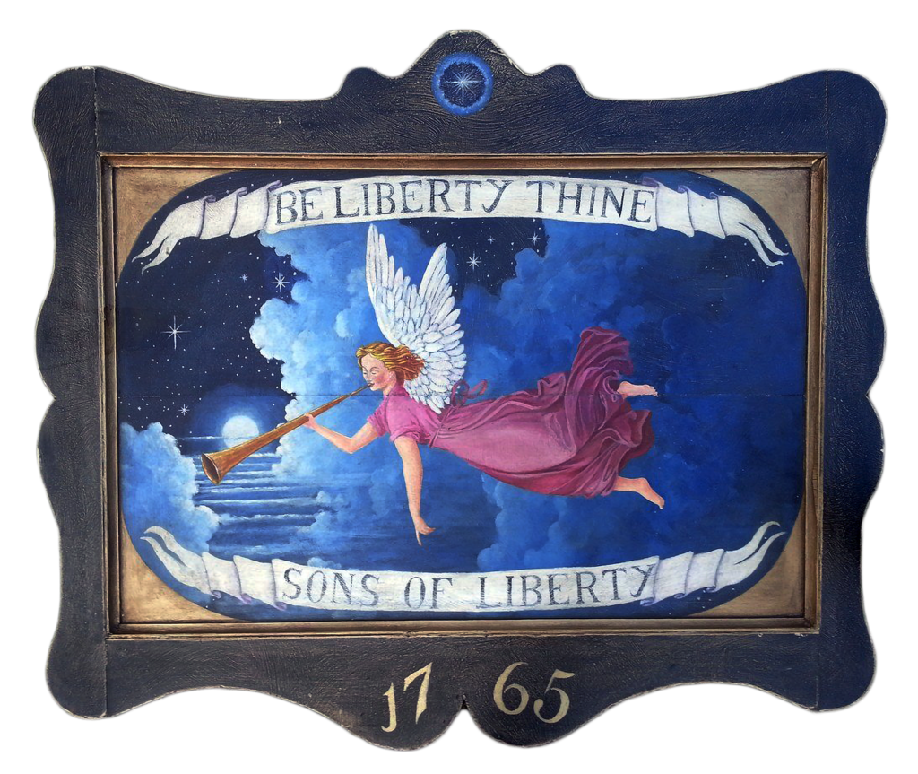 "Sons of Liberty" - Mixed media on pine by Peter Koenig